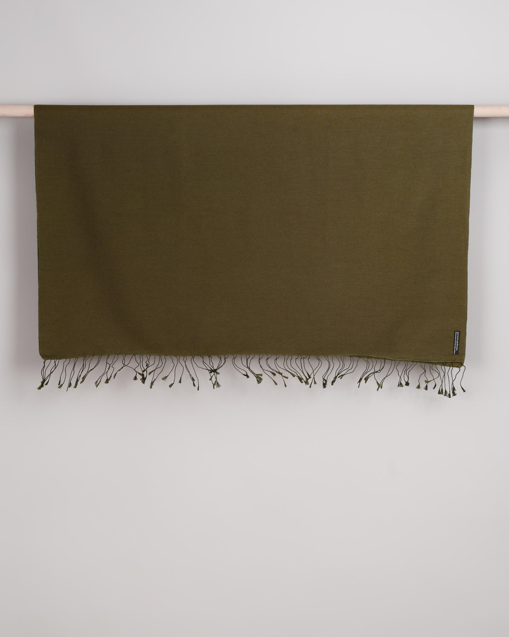 Pashmina 70% Kaschmir Stola olive