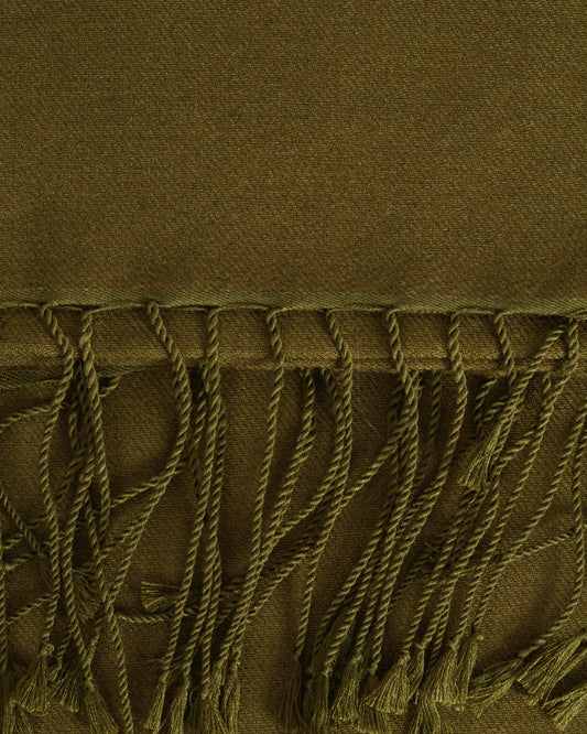 Pashmina 70% Kaschmir Stola olive