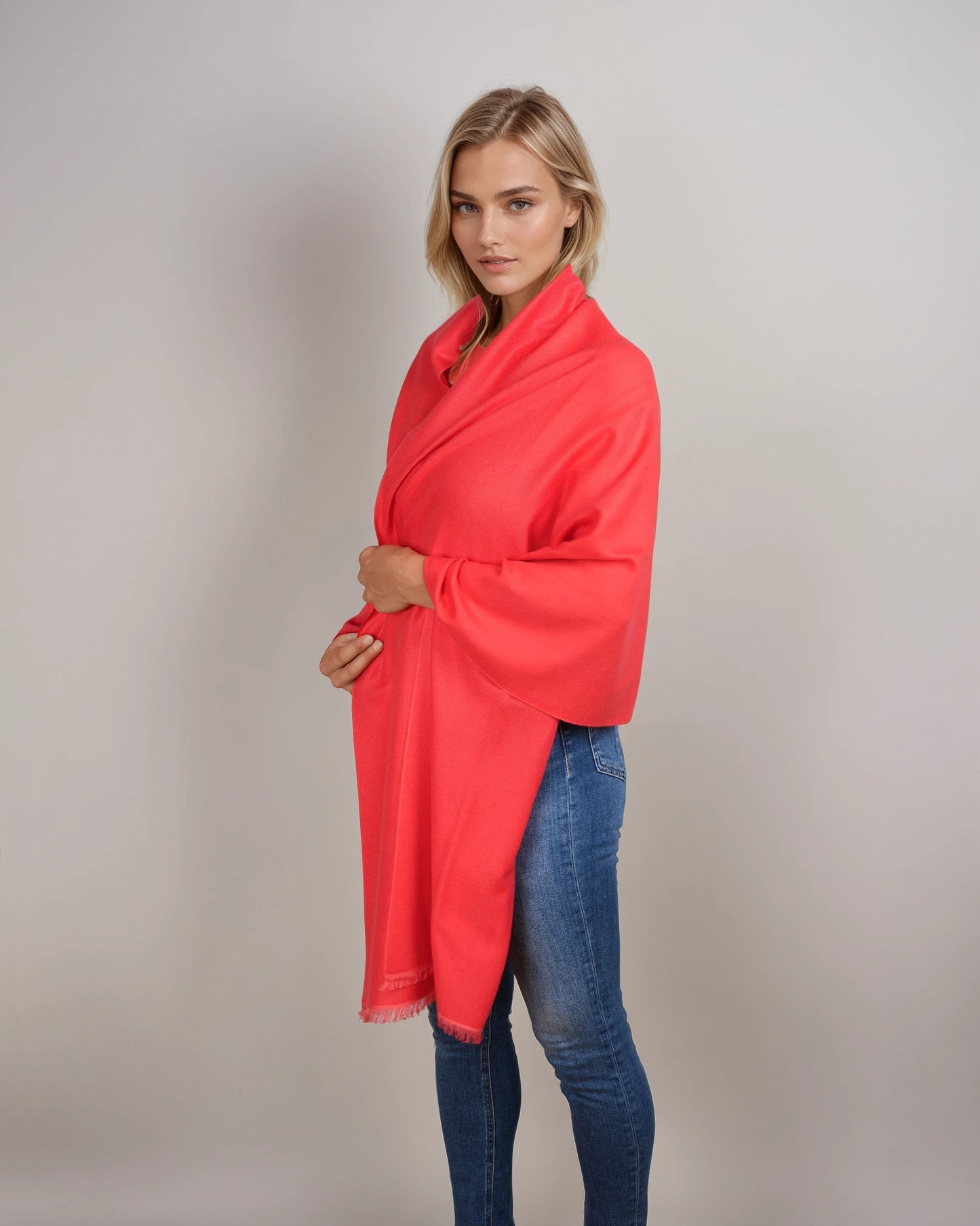 Pashmina Couture hotcoral