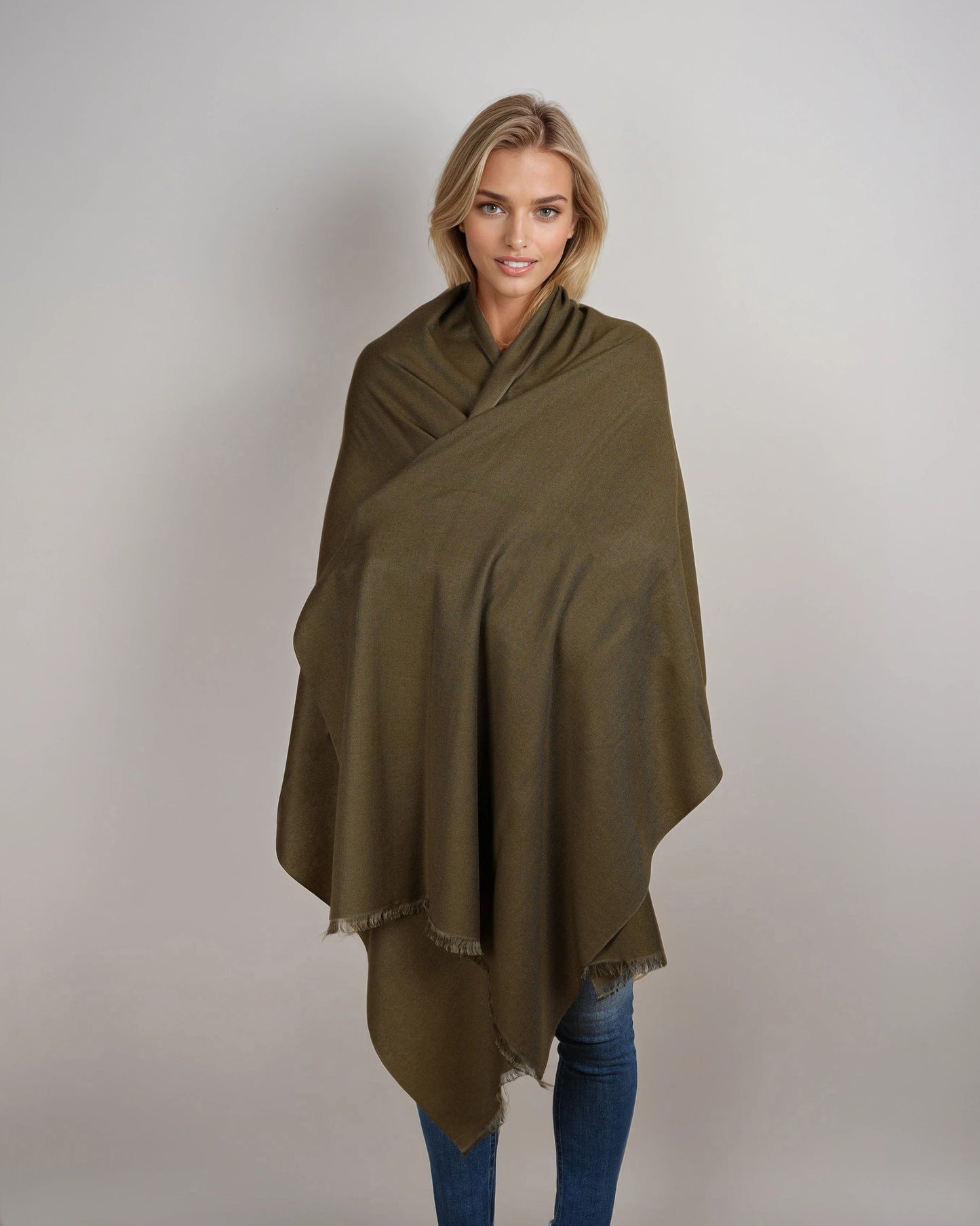 Pashmina Couture military olive