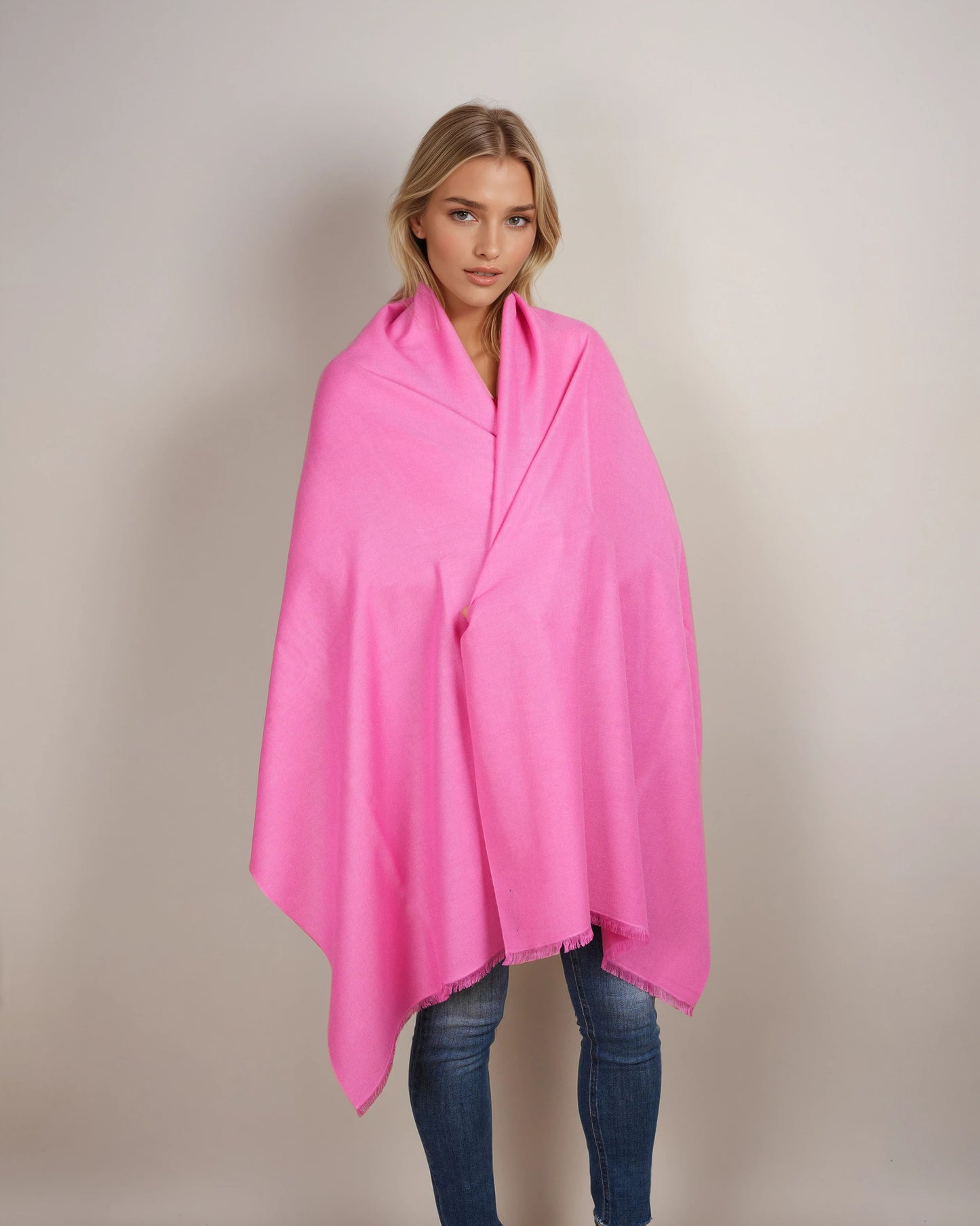 Pashmina Couture raspberry pink
