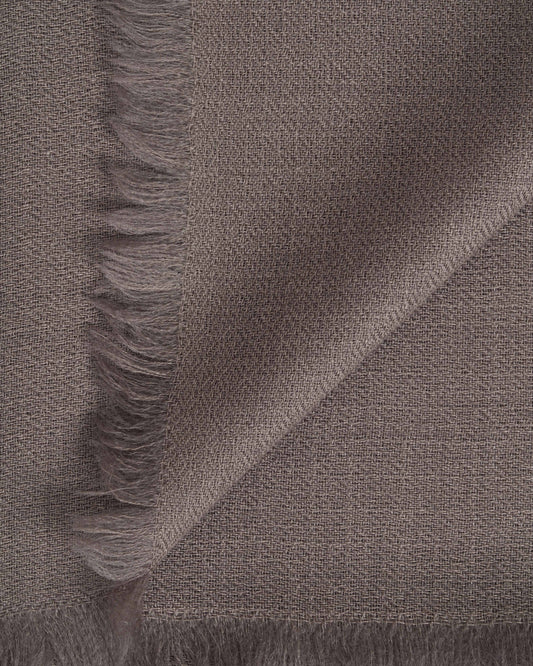 Ring-Pashmina fungi grey