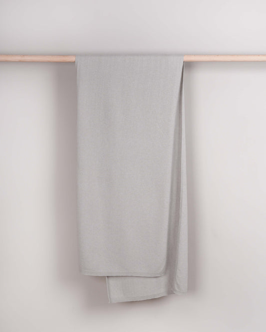 Mori Strickschal White Sand