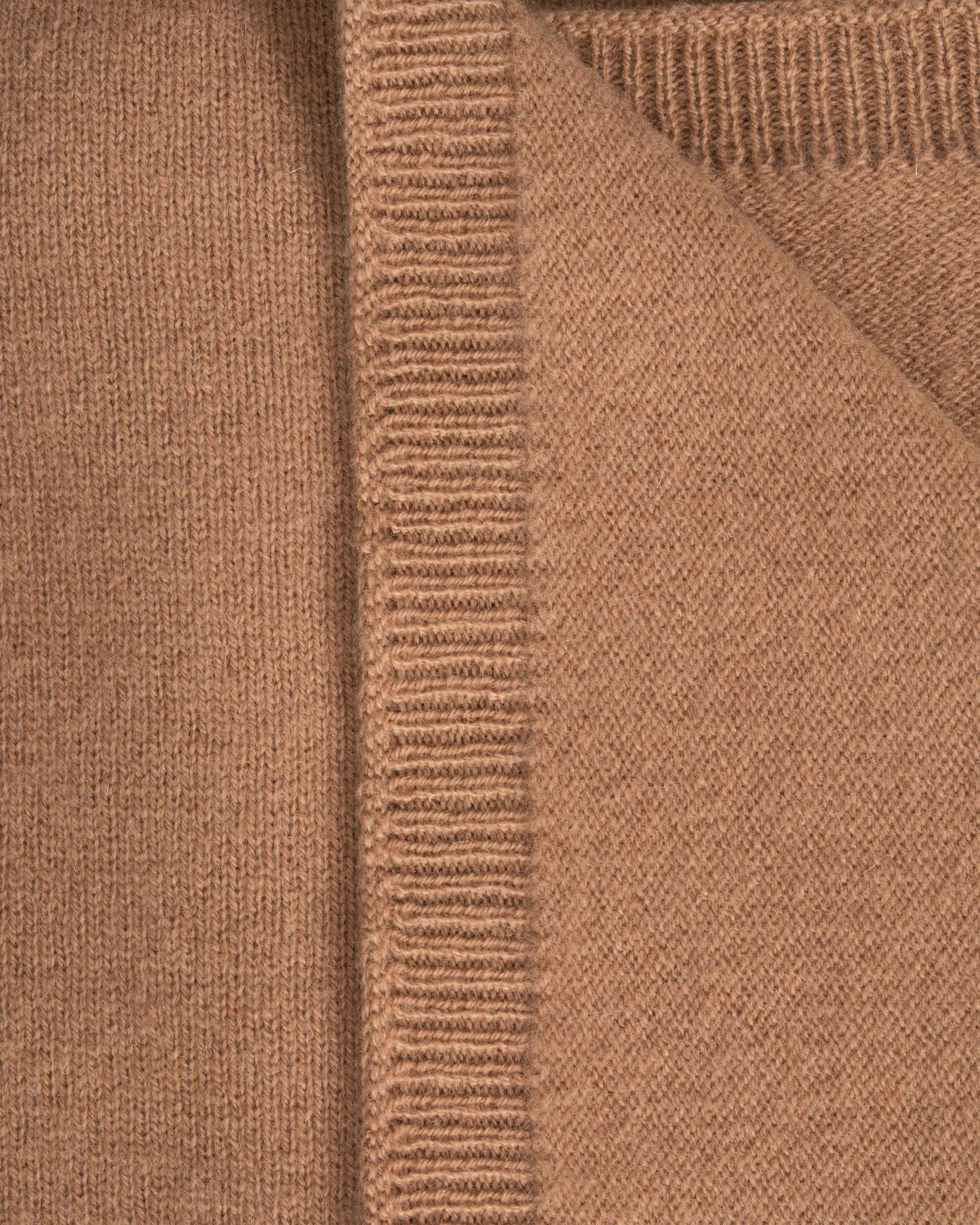 Mori Strickschal Camel