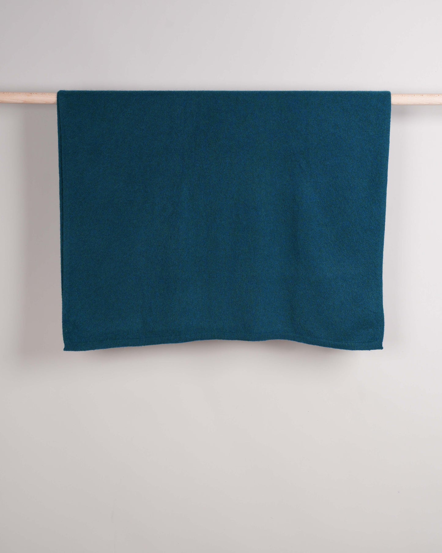 Mori Strickstola Petrol Melange