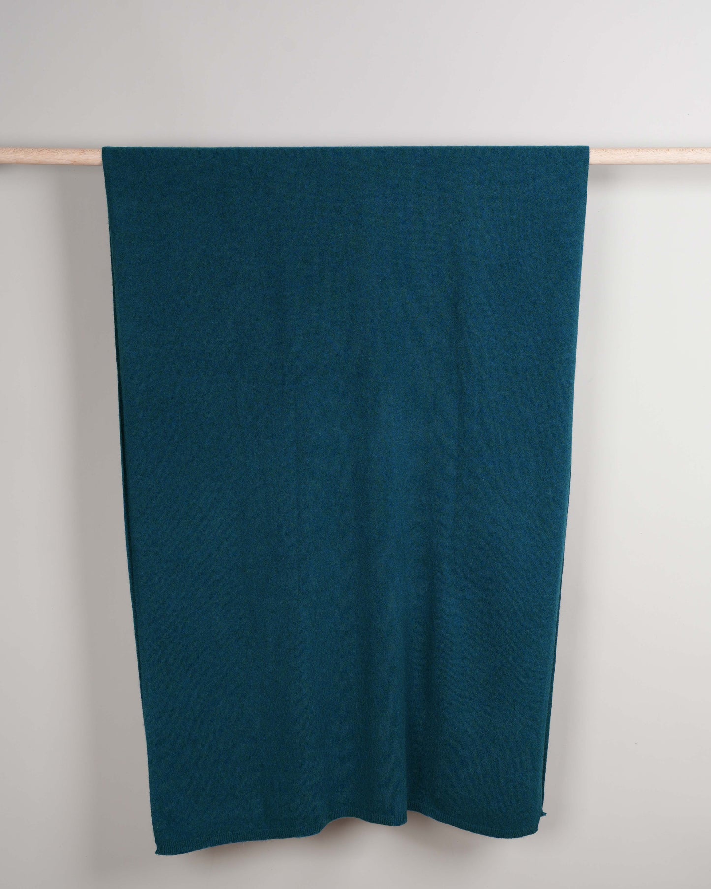 Mori Strickstola Petrol Melange