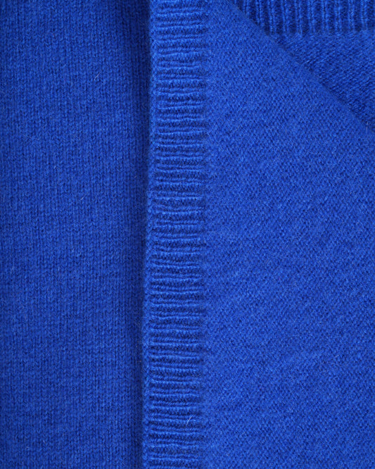 Mori Strickstola Royal Blue