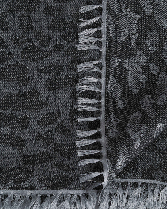Water-Pashmina Leopard cloudburst