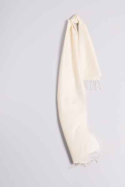 Pashmina 30x150cm wool white