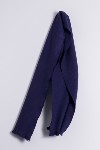 Winter Scarf 100% Cashmere twilight blue