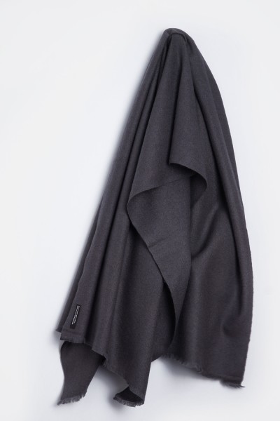 Pashmina Schal 100% Kaschmir slate grey
