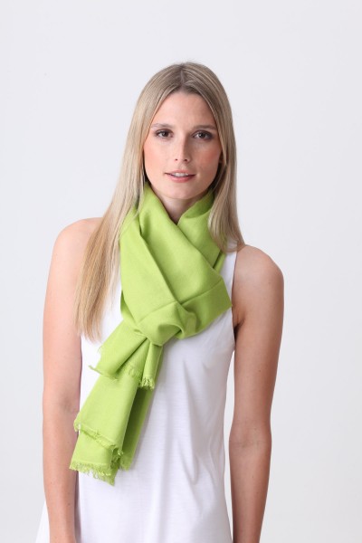 Pashmina 45x180cm lemon green