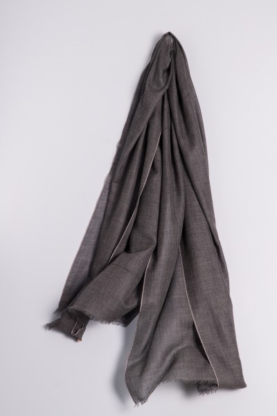 Pashmina Stripes charcoal / ash grey