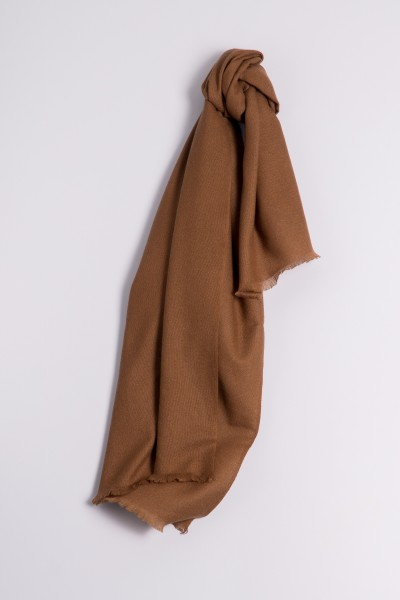 Pashmina 100% Cashmere chocolat