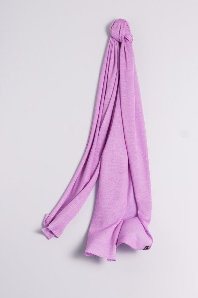 Fine knit cashmere scarf viola