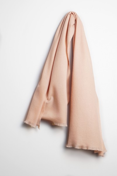 Pashmina Schal 100% Kaschmir cameo rosé