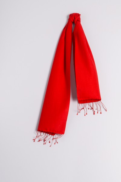 Pashmina 30x150cm fiery red