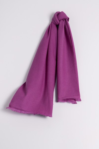 Pashmina 100% Cashmere vivid viola