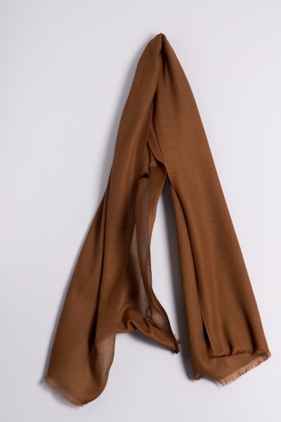 Ring-Pashmina chocolat