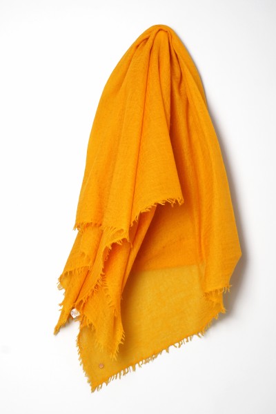 Eco-Shahtoosh Carré tibetan yellow