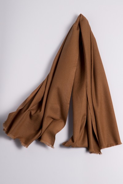 Pashmina 100% Cashmere chocolat