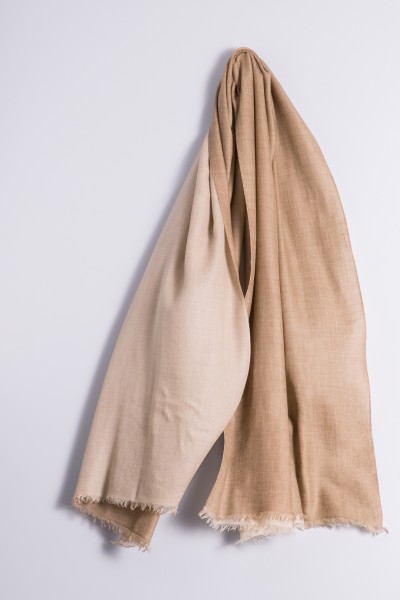 Pashmina Double light beige/light coffee